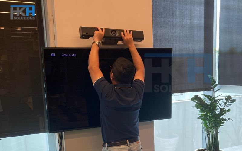 Triển khai lắp đặt Camera hội nghị Yealink UVC40 tại Công ty Xây Dựng Kiến Trúc AA